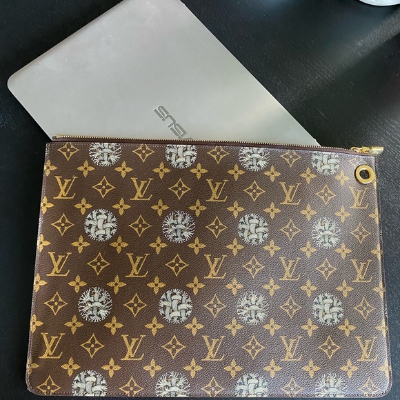 🎀Louis Vuitton Limited Edition Monogram Collaboration Rope Pochette Voyage - Picture 10 of 16